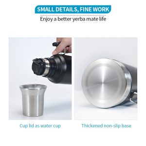 Alternative view of Wholesale Stainless Steel Thermos for Stanly Yerba Mate Cup Set